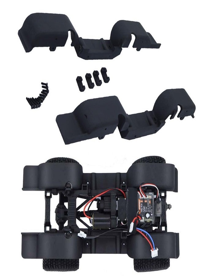 FACCNOY Refit Fender Mud Fenders Liner for 1/24 RC Crawler Car FMS K5 Blazer Upgrade Parts - Image 2